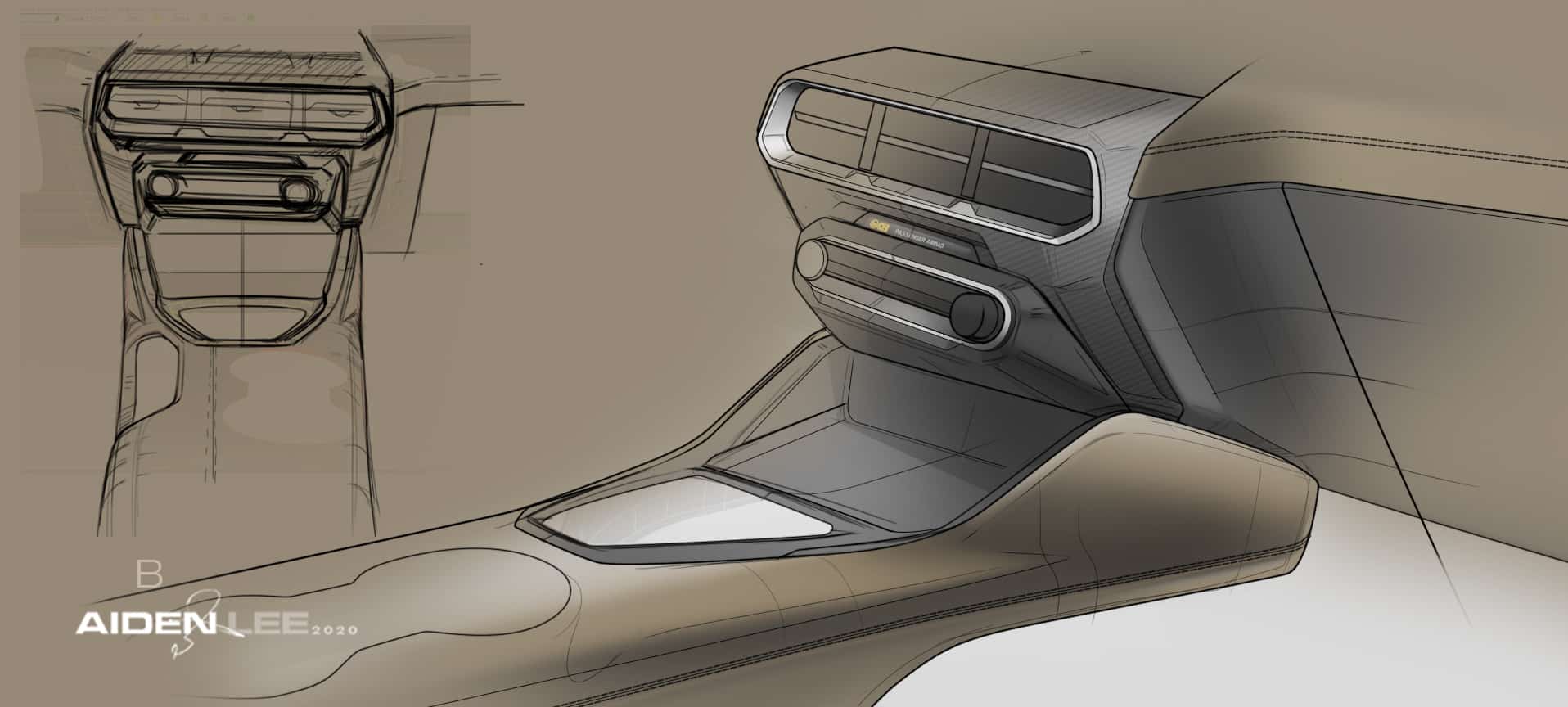 2024 Ford Mustang Design Sketches