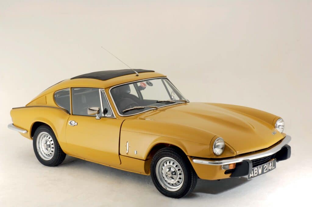 From Triumph Cars: 100 Years by Ross Alkureishi, published by Motorbooks. Photo: Robert George.